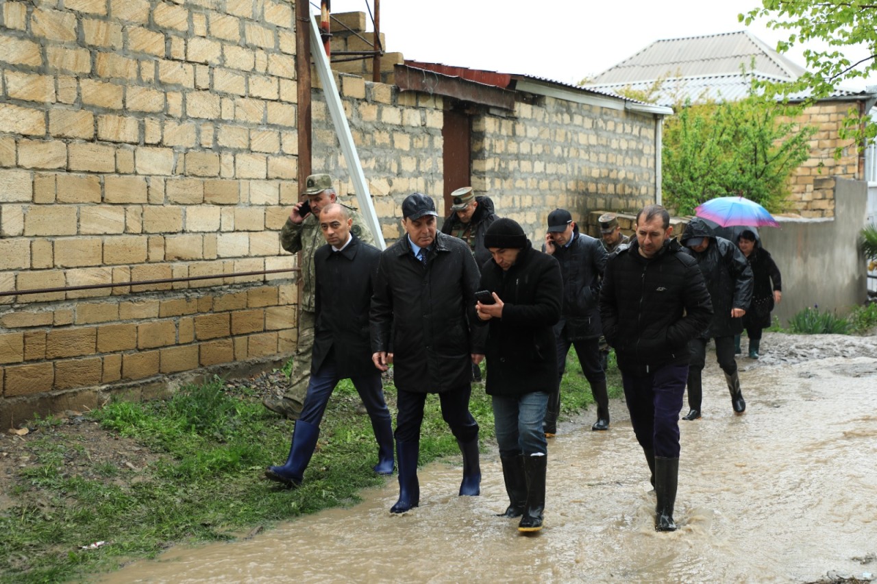 İcra başçısı verilən tapşırıqların icrası ilə yerində maraqlandı - FOTOLAR